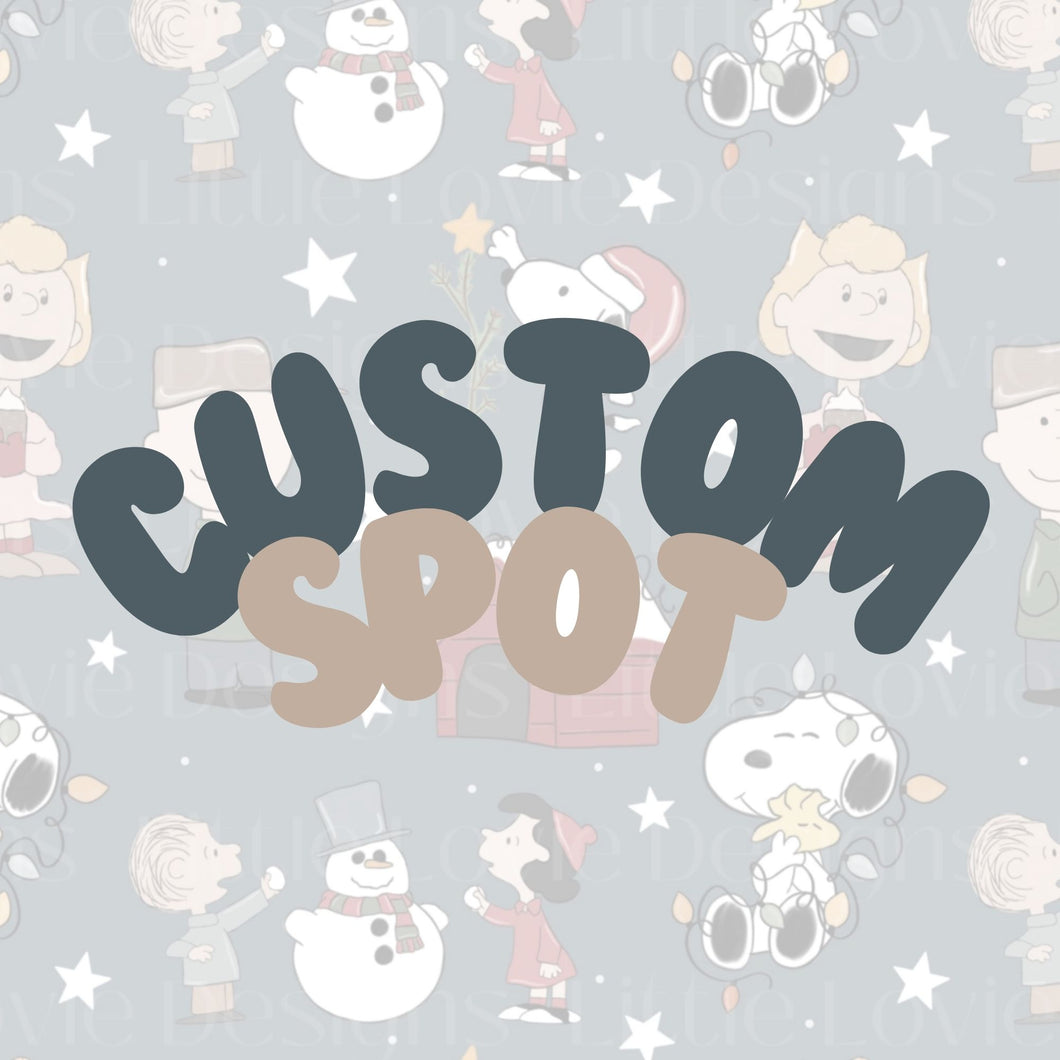 Xmas peanuts - CUSTOM SPOT