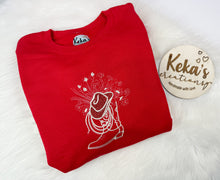 Load image into Gallery viewer, LARGE - Cowgirl sweatshirt - Red
