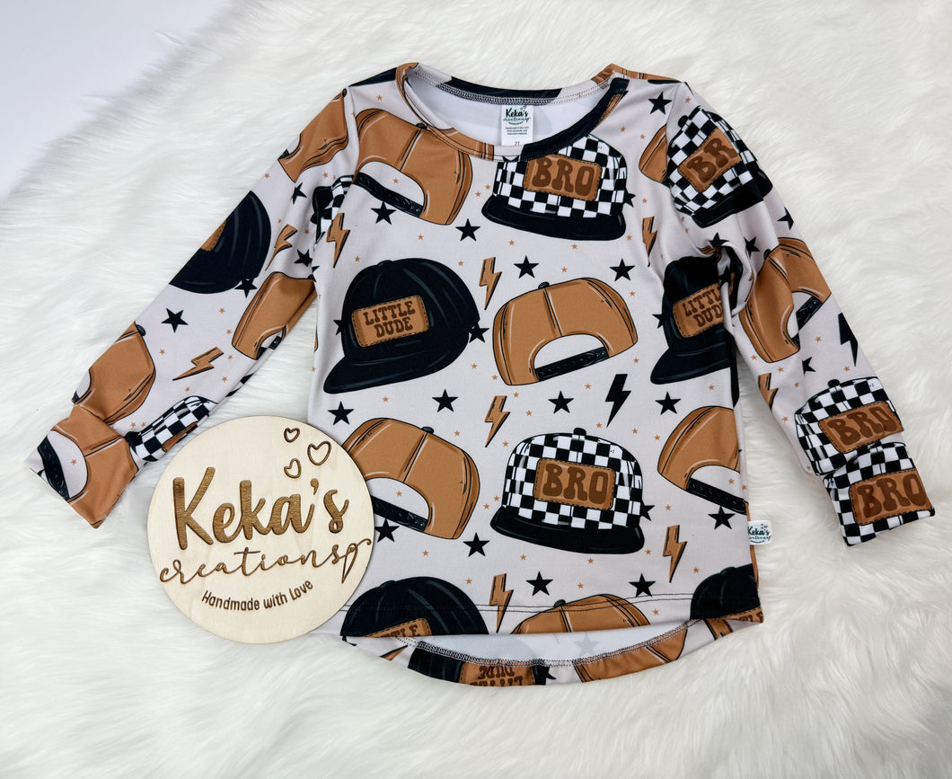 Little Bro - Hats long sleeves tee